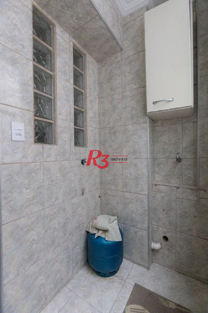 Apartamento com 1 dormitório à venda, 63 m² por R$ 385.000,00 - Aparecida - Santos/SP