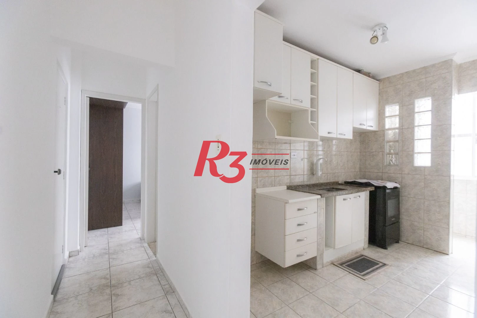 Apartamento com 1 dormitório à venda, 63 m² por R$ 385.000,00 - Aparecida - Santos/SP