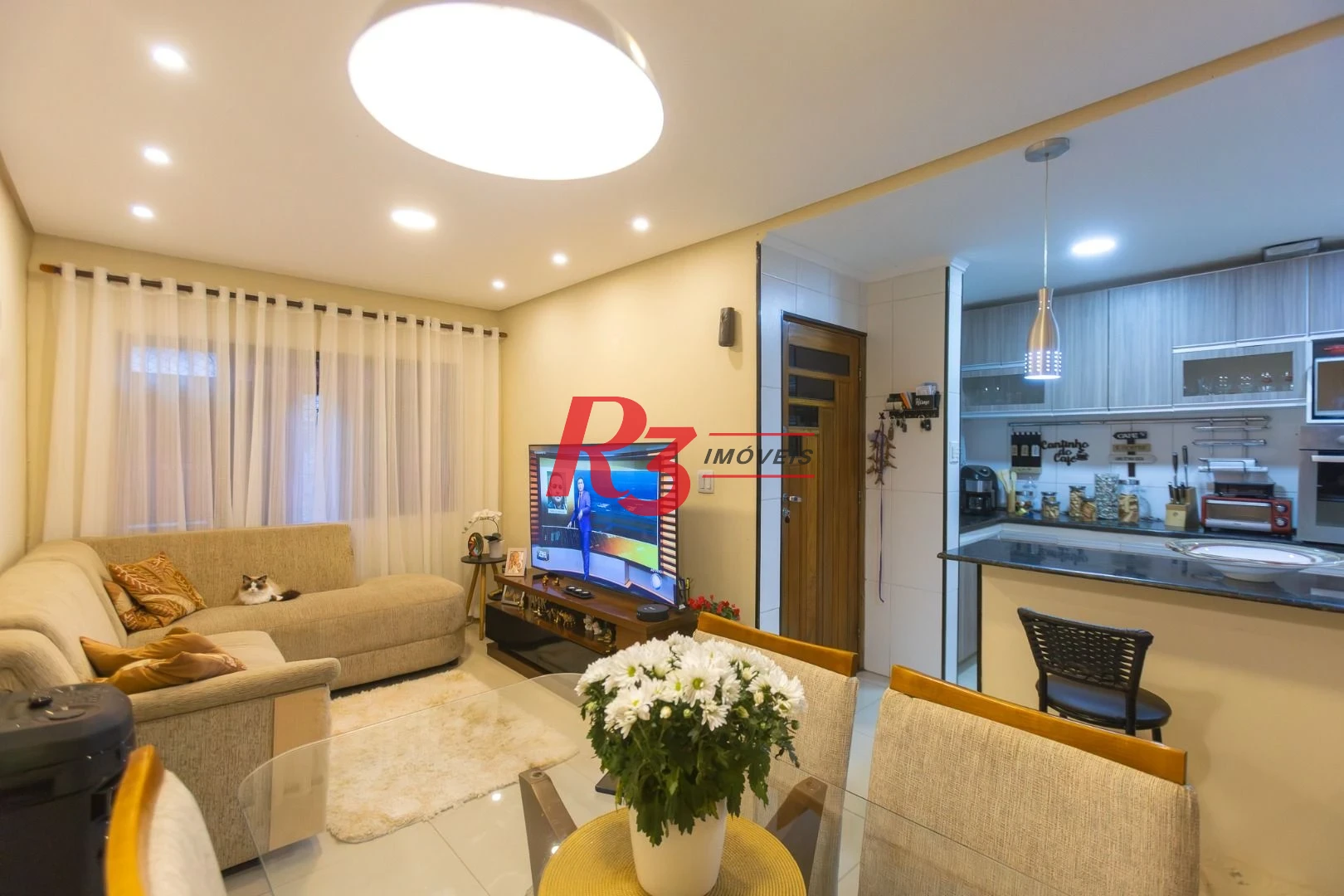 Casa com 3 dormitórios à venda, 90 m² por R$ 375.000,00 - Vila São Jorge - Santos/SP
