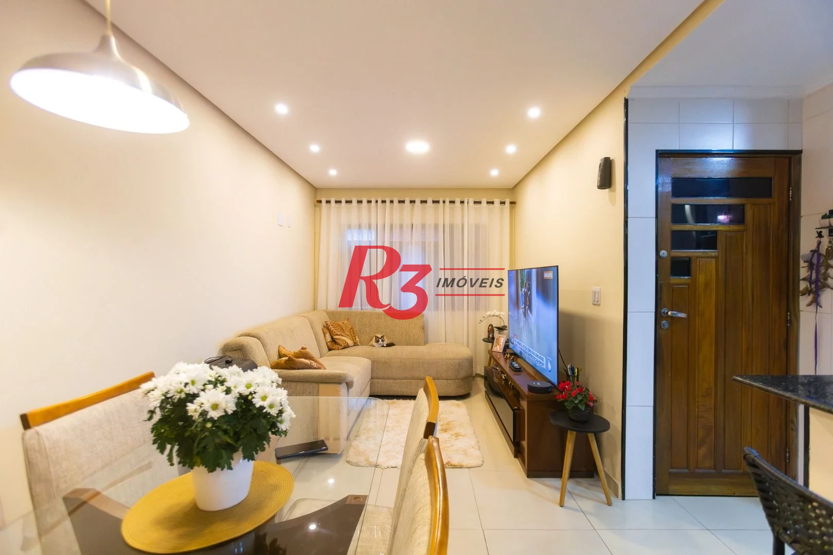 Casa com 3 dormitórios à venda, 90 m² por R$ 375.000,00 - Vila São Jorge - Santos/SP