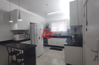Apartamento com 3 dormitórios à venda, 170 m² por R$ 959.000,00 - Ponta da Praia - Santos/SP