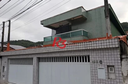 Sobrado com 3 dormitórios à venda, 170 m² por R$ 745.000,00 - Jabaquara - Santos/SP
