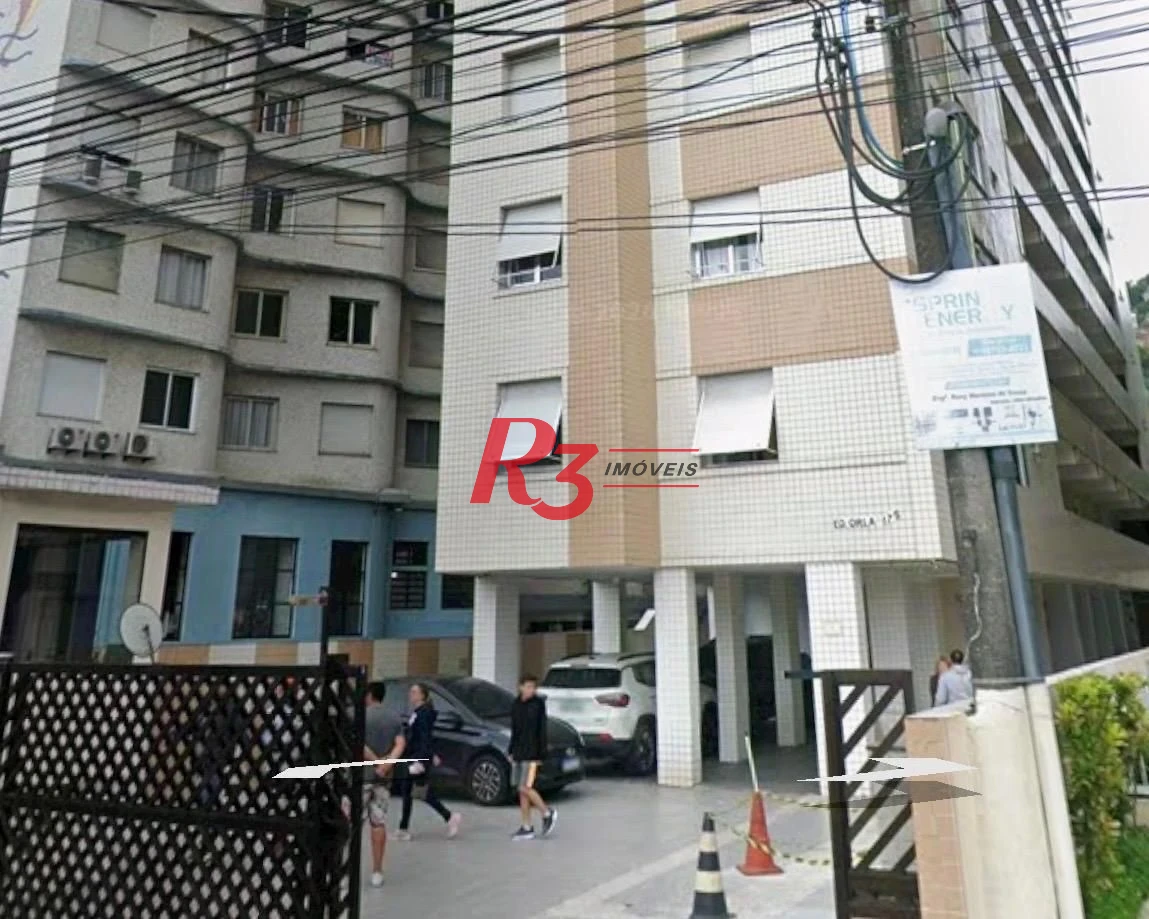 Apartamento com 1 dormitório à venda, 65 m² por R$ 345.000,00 - José Menino - Santos/SP
