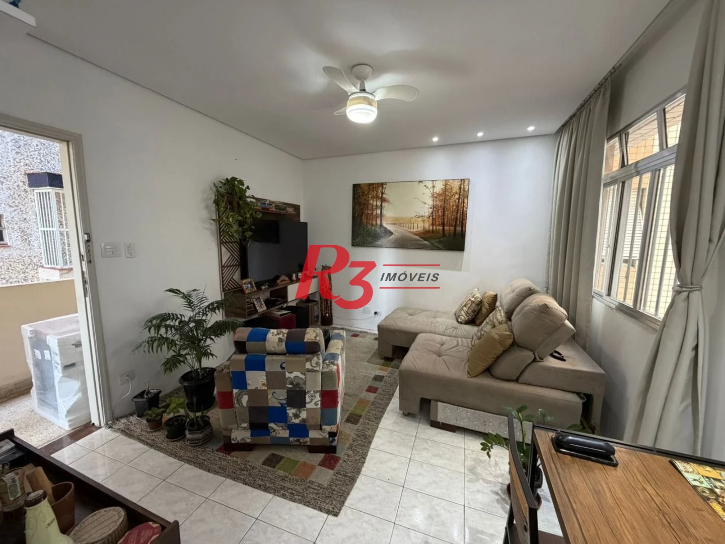 Apartamento com 1 dormitório à venda, 65 m² por R$ 345.000,00 - José Menino - Santos/SP