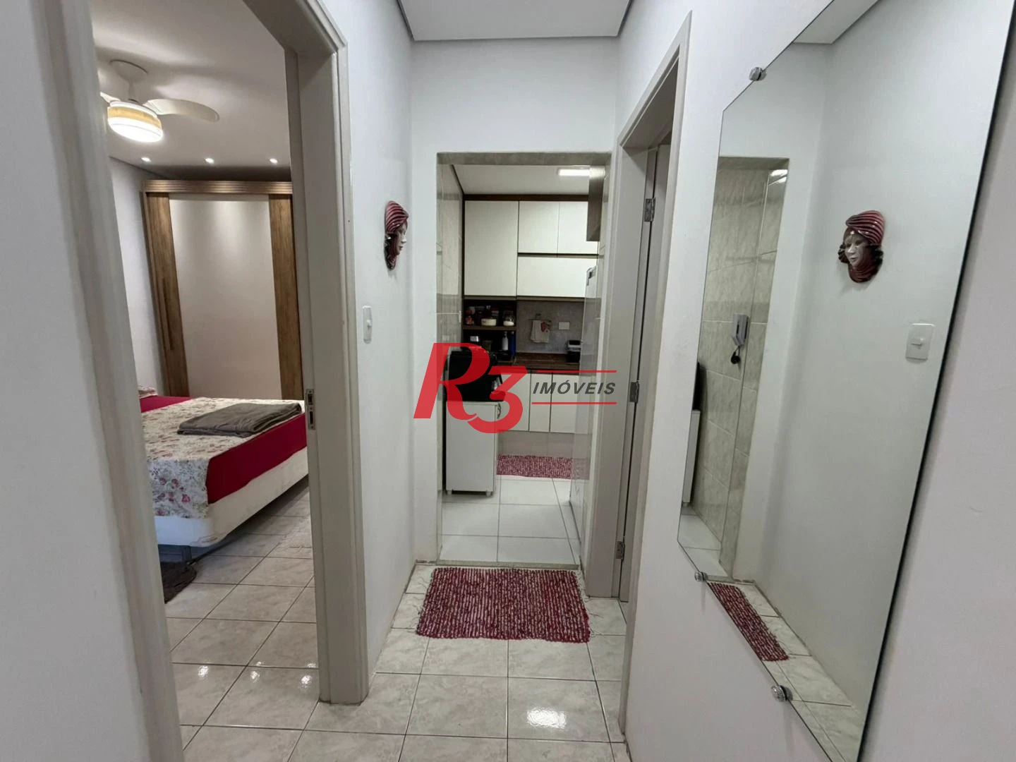 Apartamento com 1 dormitório à venda, 65 m² por R$ 345.000,00 - José Menino - Santos/SP