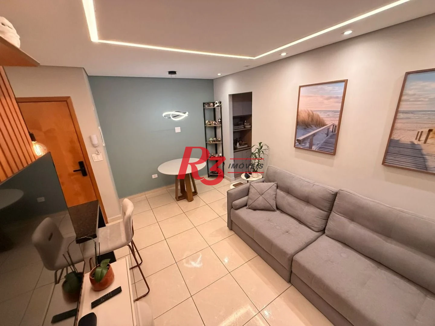 Apartamento com 1 dormitório à venda, 42 m² por R$ 460.000,00 - Macuco - Santos/SP