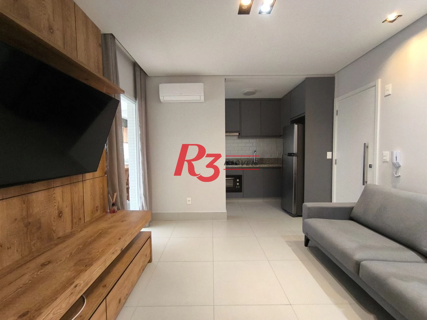 Apartamento com 1 dormitório à venda, 50 m² por R$ 890.000,00 - Boqueirão - Santos/SP