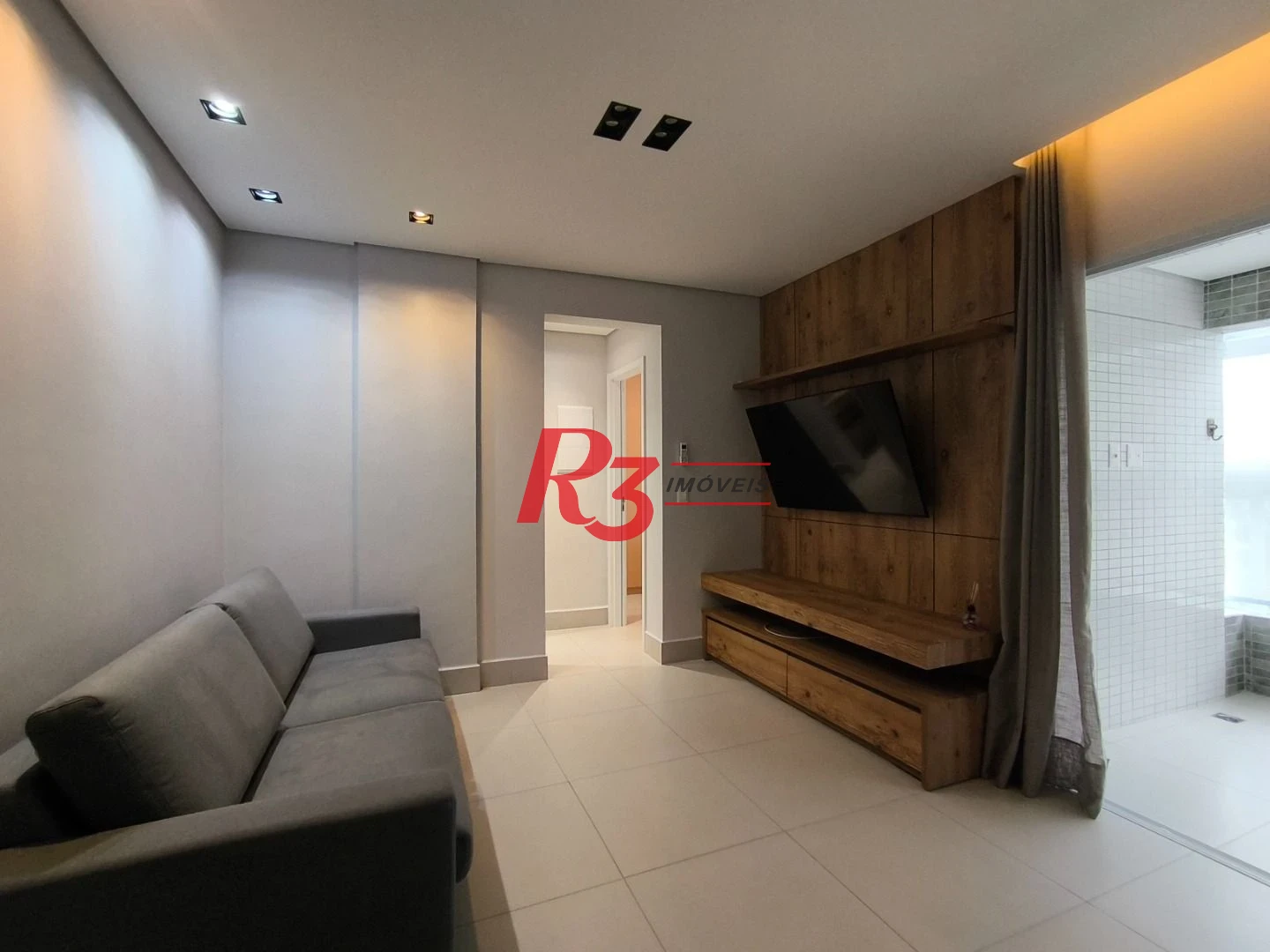 Apartamento com 1 dormitório à venda, 50 m² por R$ 890.000,00 - Boqueirão - Santos/SP