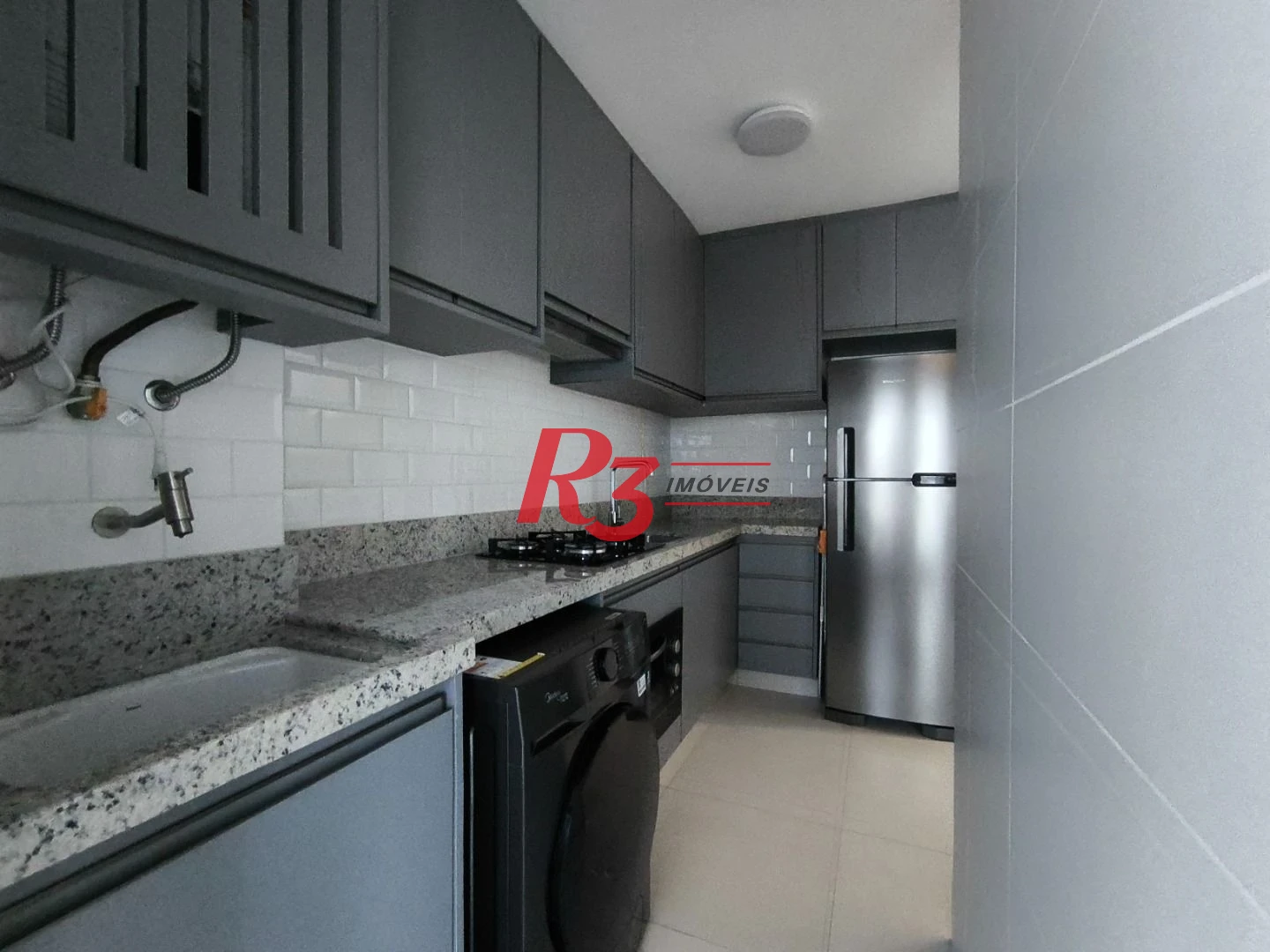 Apartamento com 1 dormitório à venda, 50 m² por R$ 890.000,00 - Boqueirão - Santos/SP