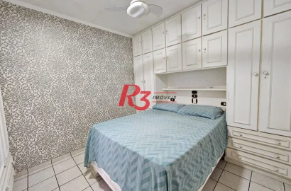 Apartamento com 2 dormitórios à venda, 56 m² por R$ 400.000,00 - José Menino - Santos/SP