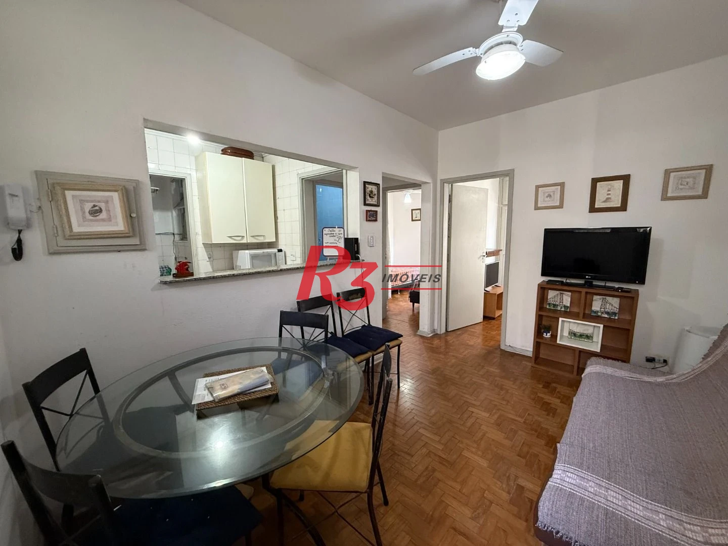 Apartamento com 2 dormitórios para alugar, 47 m² por R$ 3.500,00/mês - Aparecida - Santos/SP