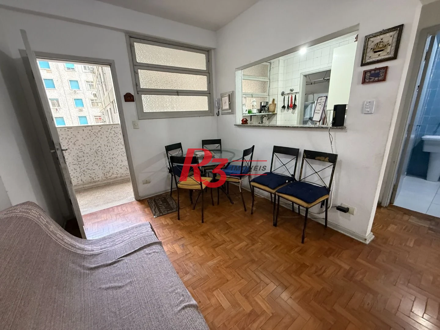 Apartamento com 2 dormitórios para alugar, 47 m² por R$ 3.500,00/mês - Aparecida - Santos/SP