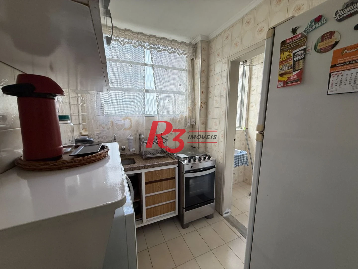 Apartamento com 2 dormitórios para alugar, 45 m² por R$ 3.500,00/mês - Aparecida - Santos/SP