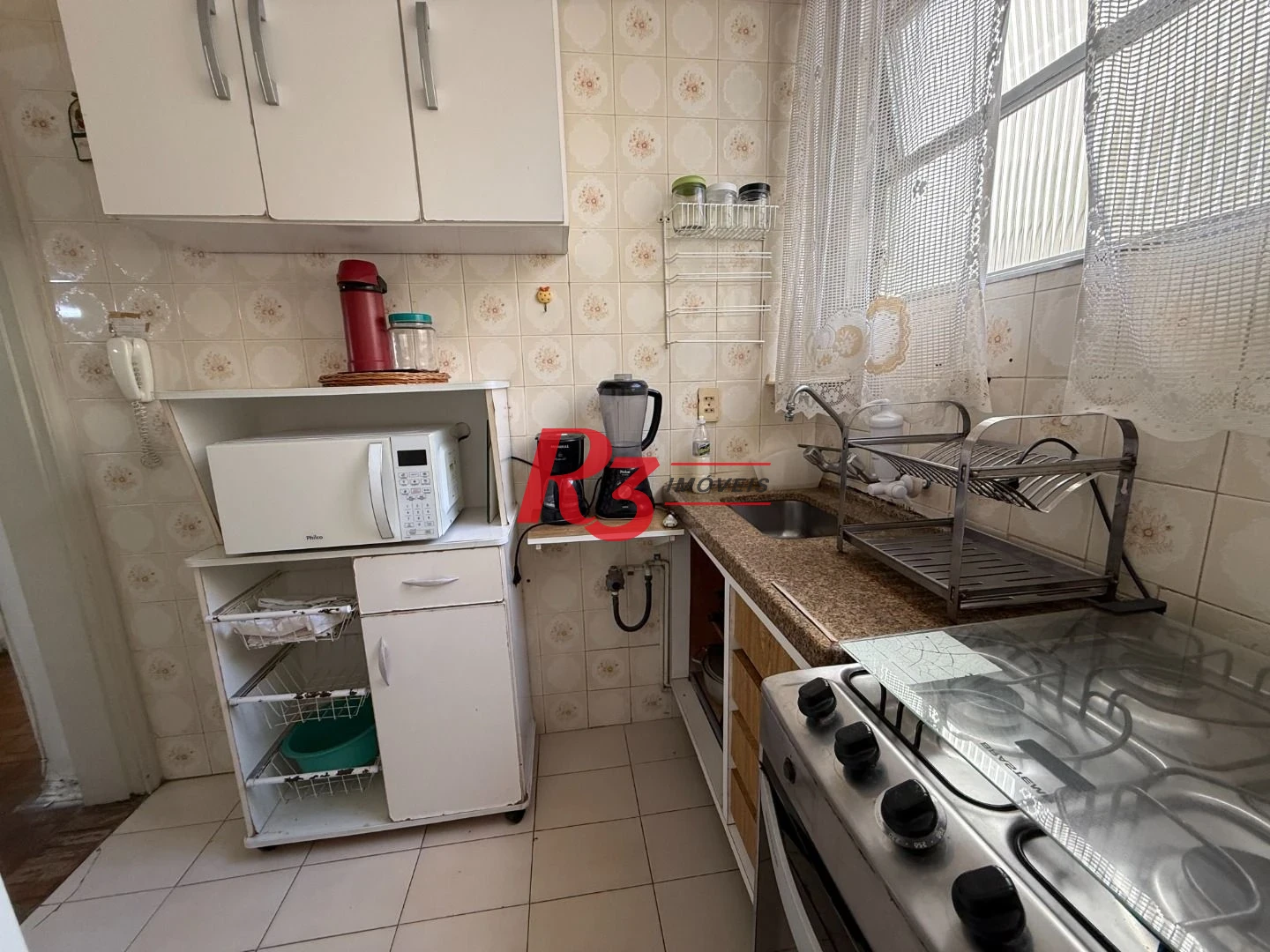 Apartamento com 2 dormitórios para alugar, 45 m² por R$ 3.500,00/mês - Aparecida - Santos/SP
