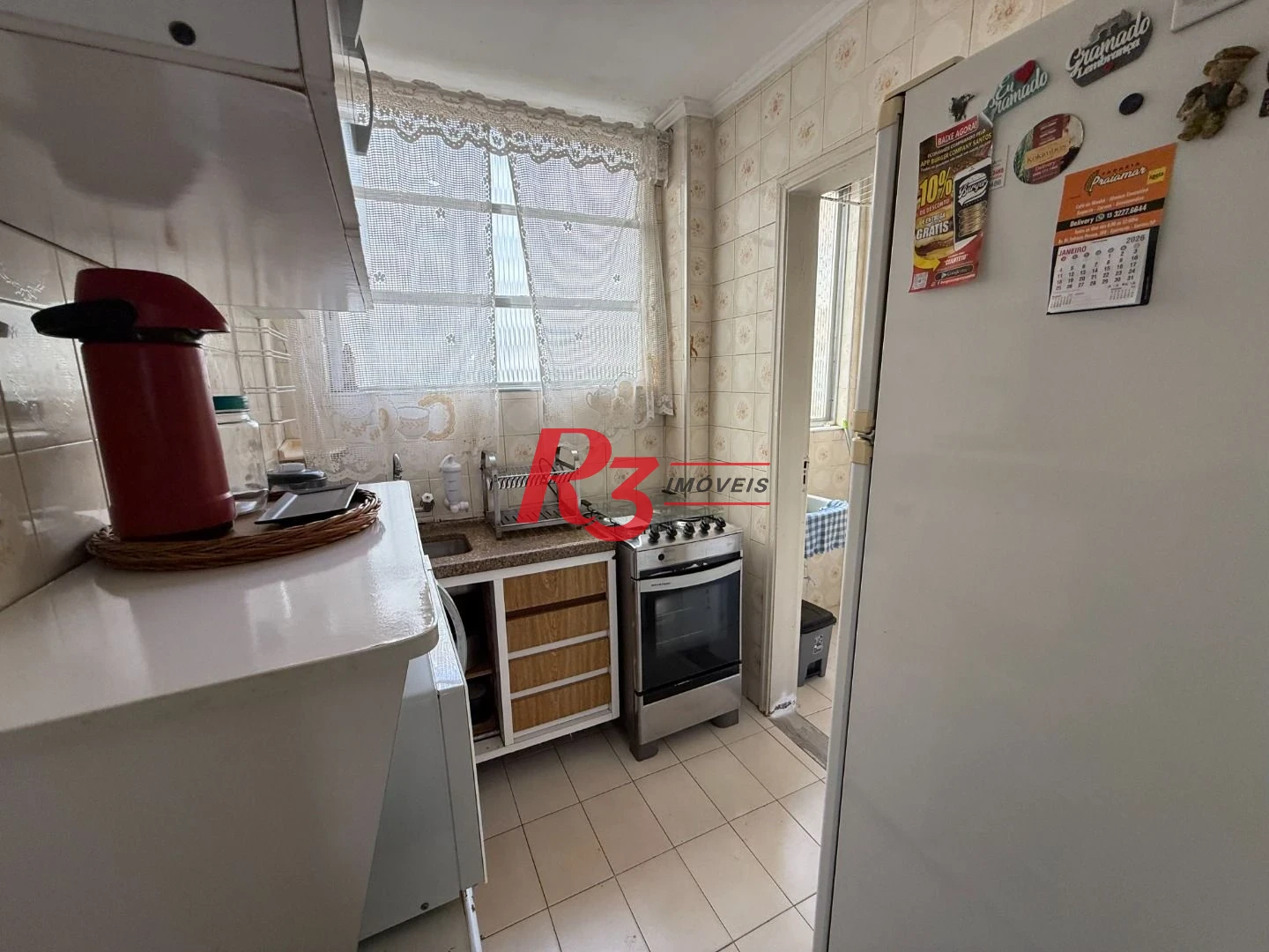 Apartamento com 2 dormitórios para alugar, 45 m² por R$ 3.500,00/mês - Aparecida - Santos/SP