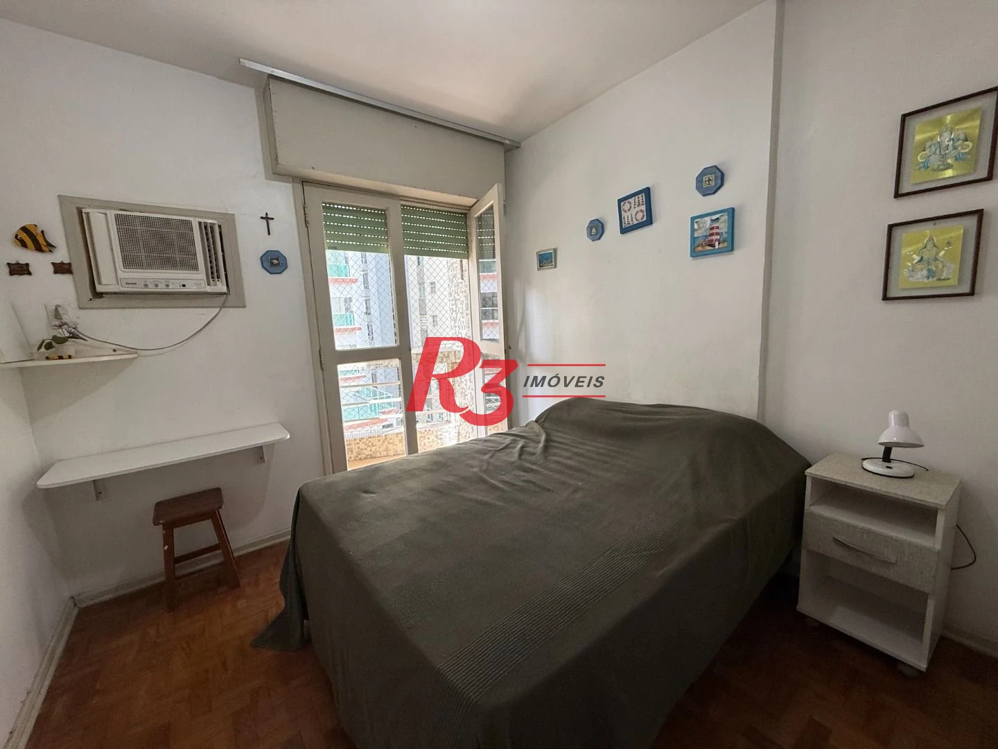Apartamento com 2 dormitórios para alugar, 45 m² por R$ 3.500,00/mês - Aparecida - Santos/SP