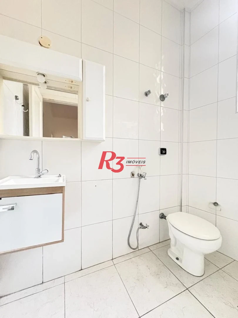 Apartamento com 2 dormitórios para alugar, 64 m² por R$ 3.500,02/mês - Boqueirão - Santos/SP
