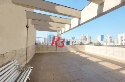 Apartamento com 1 dormitório à venda, 78 m² por R$ 355.000,00 - Marapé - Santos/SP