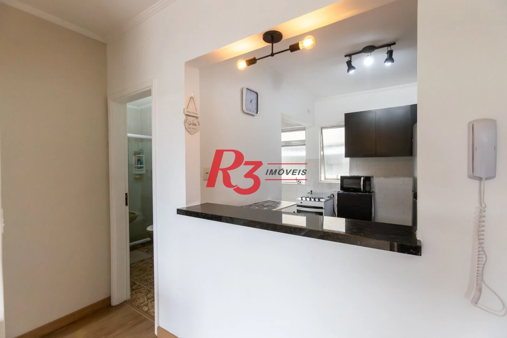 Apartamento com 1 dormitório à venda, 78 m² por R$ 355.000,00 - Marapé - Santos/SP