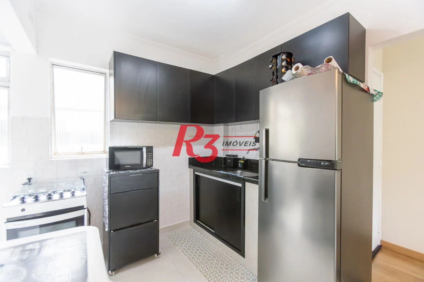 Apartamento com 1 dormitório à venda, 78 m² por R$ 355.000,00 - Marapé - Santos/SP