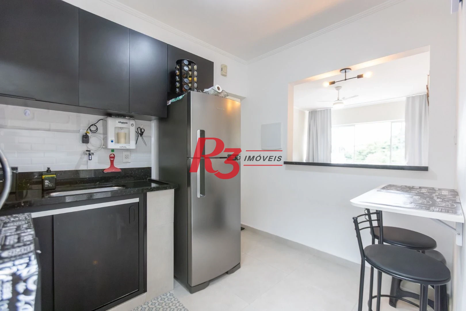 Apartamento com 1 dormitório à venda, 78 m² por R$ 355.000,00 - Marapé - Santos/SP