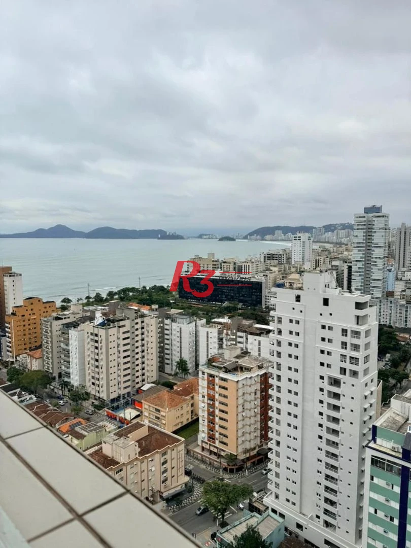 Apartamento com 2 dormitórios à venda, 99 m² por R$ 2.300.000,00 - Aparecida - Santos/SP