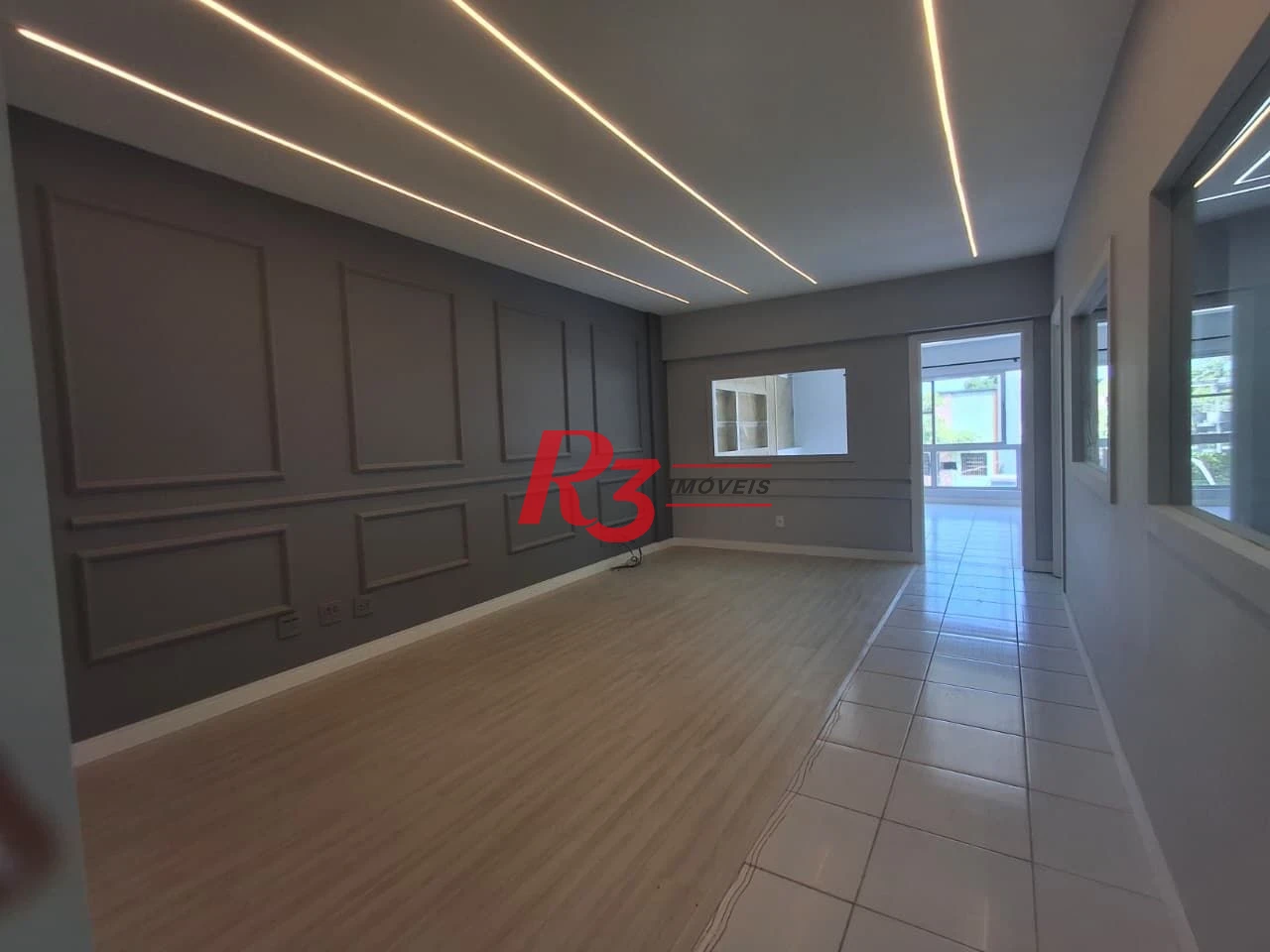 Sala para alugar, 122 m² por R$ 3.600,00/mês - Centro - Santos/SP