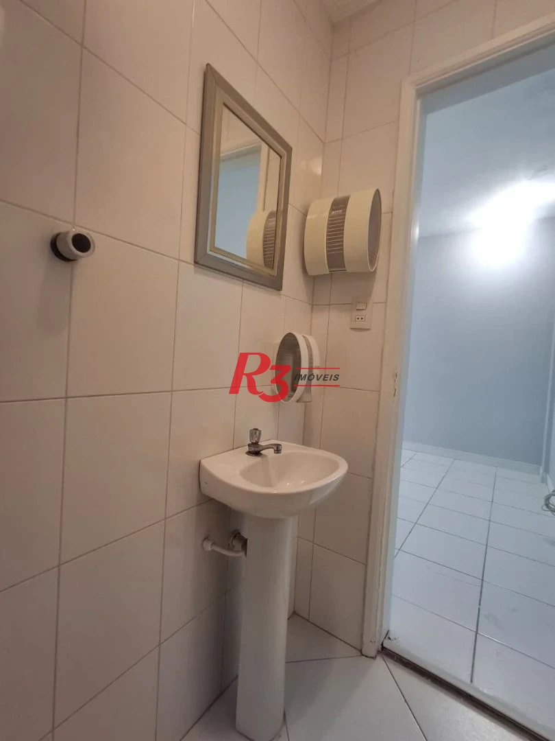 Sala para alugar, 122 m² por R$ 3.600,00/mês - Centro - Santos/SP