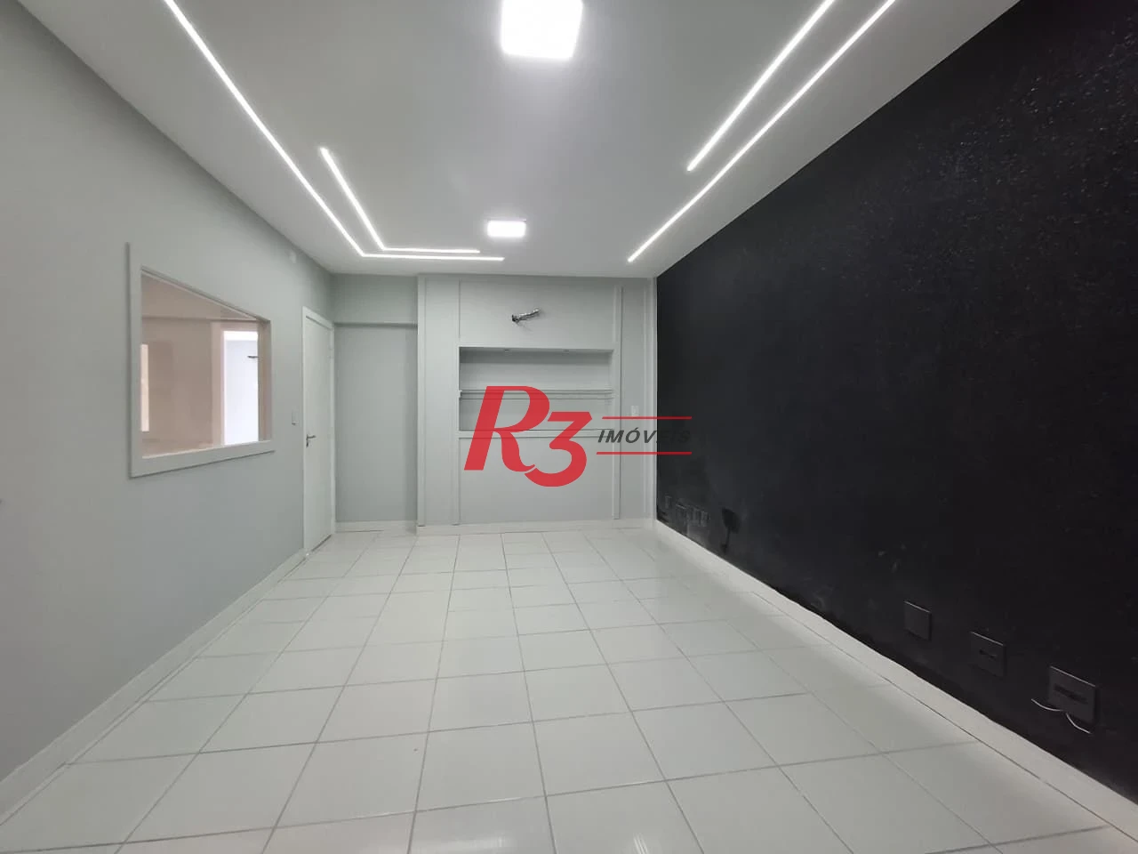Sala para alugar, 122 m² por R$ 3.600,00/mês - Centro - Santos/SP