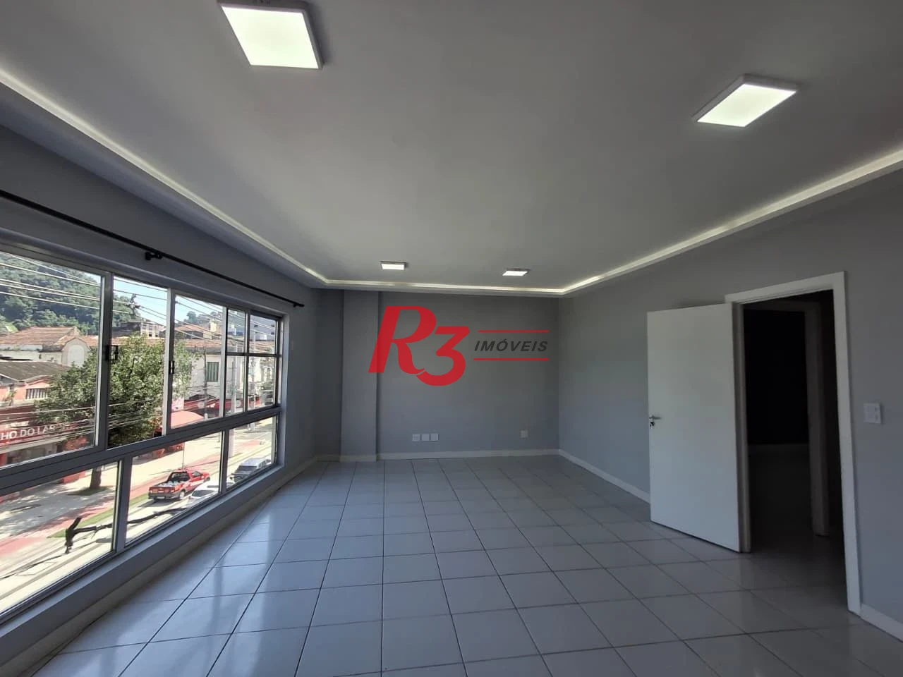 Sala para alugar, 122 m² por R$ 3.600,00/mês - Centro - Santos/SP