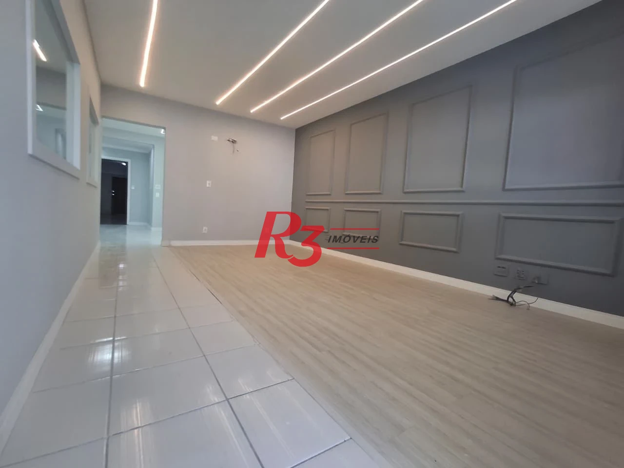 Sala para alugar, 122 m² por R$ 3.600,00/mês - Centro - Santos/SP