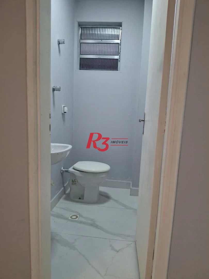 Sala para alugar, 122 m² por R$ 3.600,00/mês - Centro - Santos/SP