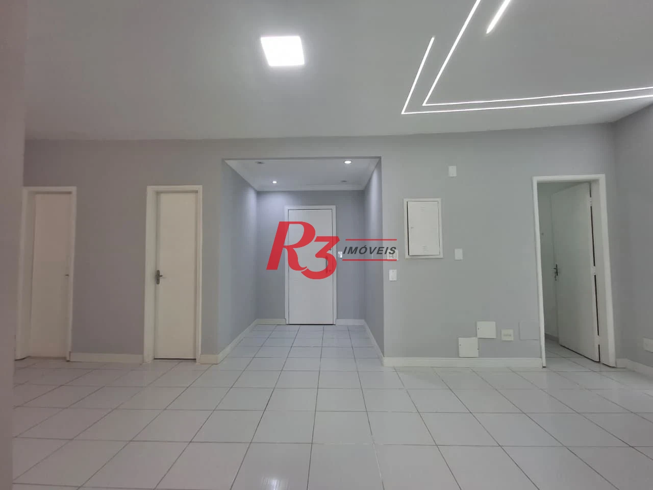 Sala para alugar, 122 m² por R$ 3.600,00/mês - Centro - Santos/SP