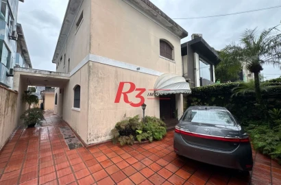 Casa com 3 dormitórios à venda, 320 m² por R$ 4.000.000,00 - Embaré - Santos/SP