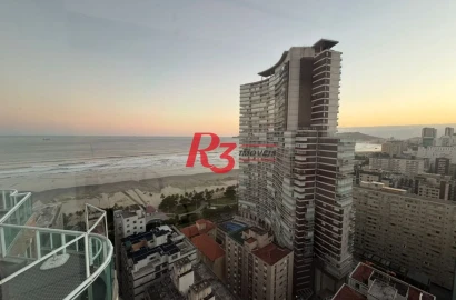 Cobertura com 1 dormitório à venda, 129 m² por R$ 1.330.000,00 - Pompéia - Santos/SP