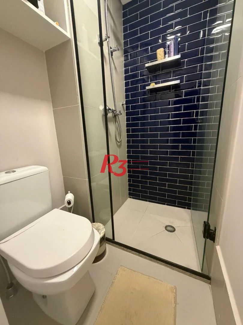 Cobertura com 1 dormitório à venda, 129 m² por R$ 1.330.000,00 - Pompéia - Santos/SP