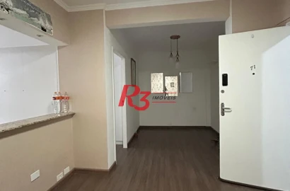 Apartamento com 1 dormitório à venda, 50 m² por R$ 355.000,00 - Pompéia - Santos/SP