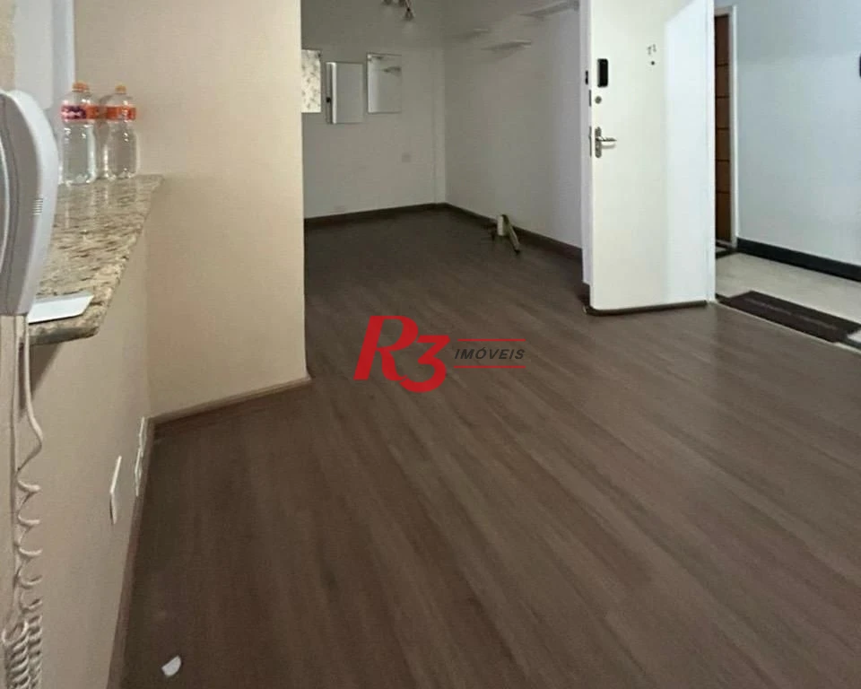 Apartamento com 1 dormitório à venda, 50 m² por R$ 355.000,00 - Pompéia - Santos/SP