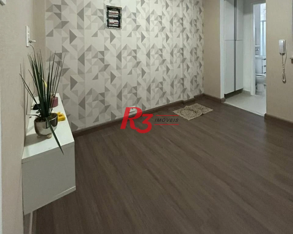 Apartamento com 1 dormitório à venda, 50 m² por R$ 355.000,00 - Pompéia - Santos/SP