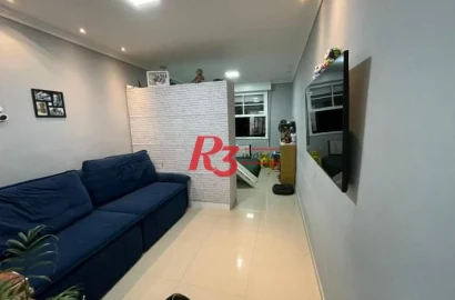 Kitnet com 1 dormitório à venda, 37 m² por R$ 300.000,00 - Boqueirão - Santos/SP