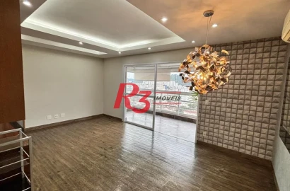Apartamento com 3 dormitórios para alugar, 96 m² por R$ 6.600,00/mês - Vila Belmiro - Santos/SP