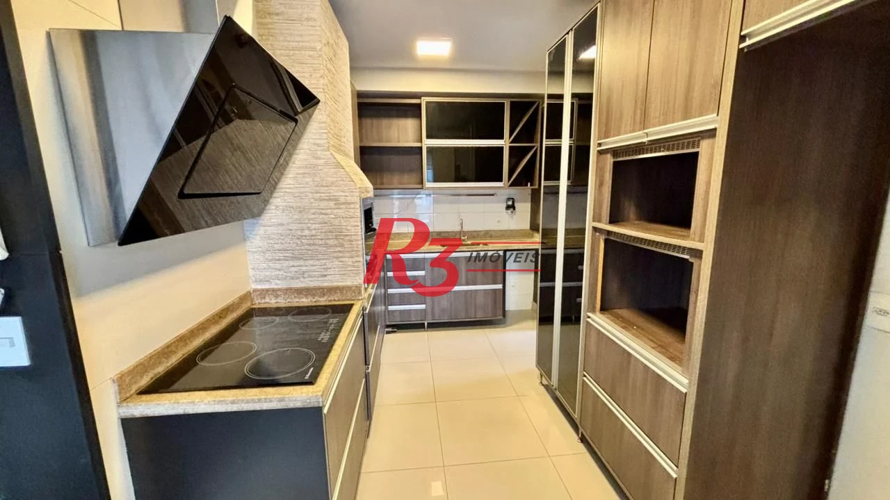 Apartamento com 3 dormitórios para alugar, 96 m² por R$ 6.600,00/mês - Vila Belmiro - Santos/SP