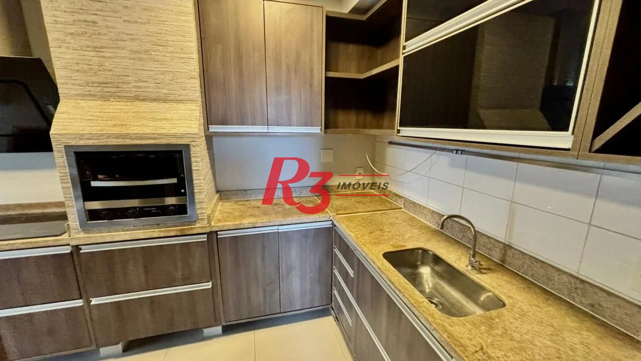 Apartamento com 3 dormitórios para alugar, 96 m² por R$ 6.600,00/mês - Vila Belmiro - Santos/SP