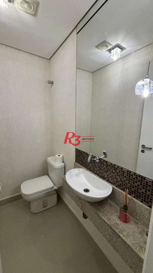 Apartamento com 3 dormitórios para alugar, 96 m² por R$ 6.600,00/mês - Vila Belmiro - Santos/SP