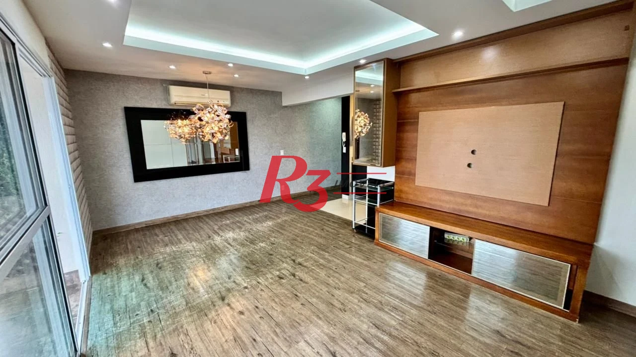Apartamento com 3 dormitórios para alugar, 96 m² por R$ 6.600,00/mês - Vila Belmiro - Santos/SP