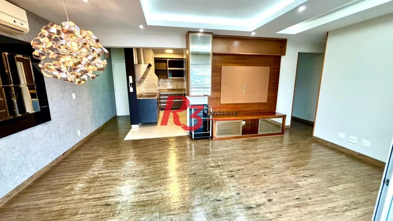 Apartamento com 3 dormitórios para alugar, 96 m² por R$ 6.600,00/mês - Vila Belmiro - Santos/SP