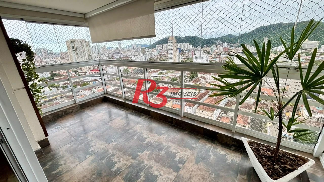 Apartamento com 3 dormitórios para alugar, 96 m² por R$ 6.600,00/mês - Vila Belmiro - Santos/SP