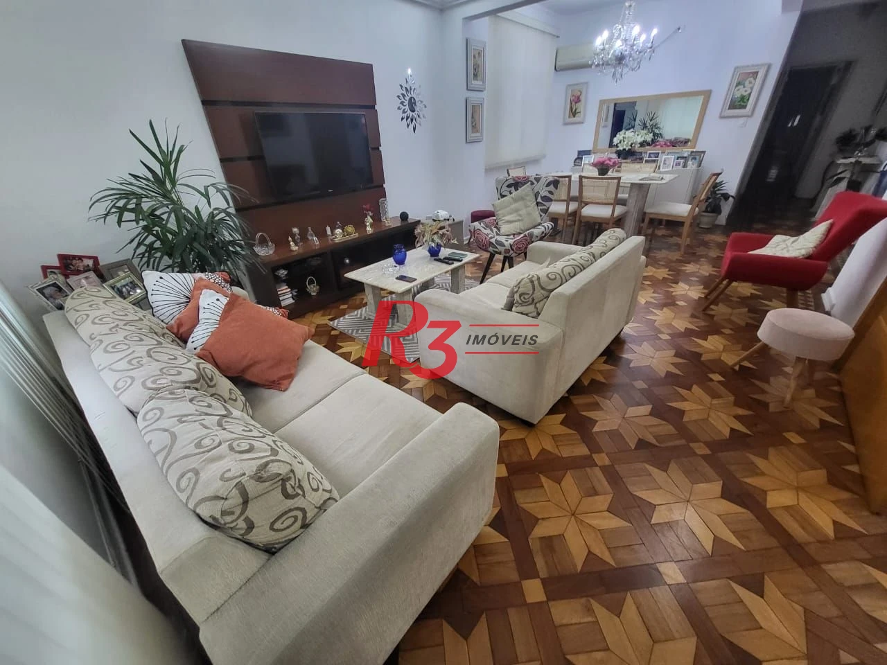 Apartamento com 3 dormitórios à venda, 183 m² por R$ 830.000,00 - Boqueirão - Santos/SP