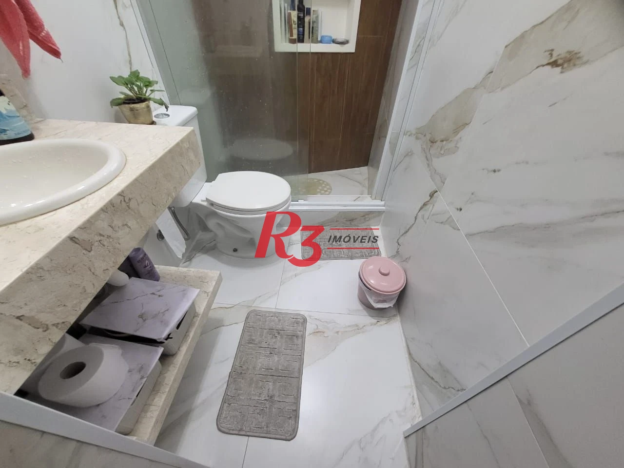 Apartamento com 3 dormitórios à venda, 183 m² por R$ 830.000,00 - Boqueirão - Santos/SP