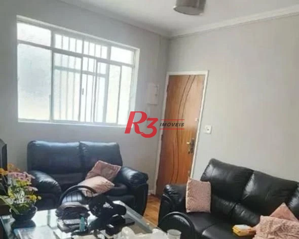 Apartamento com 2 dormitórios à venda, 60 m² por R$ 480.000,00 - Campo Grande - Santos/SP